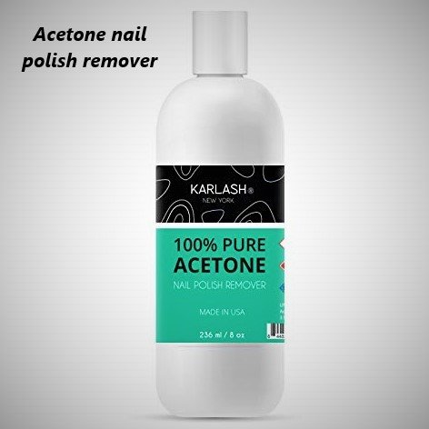 Acetone nail polish remover